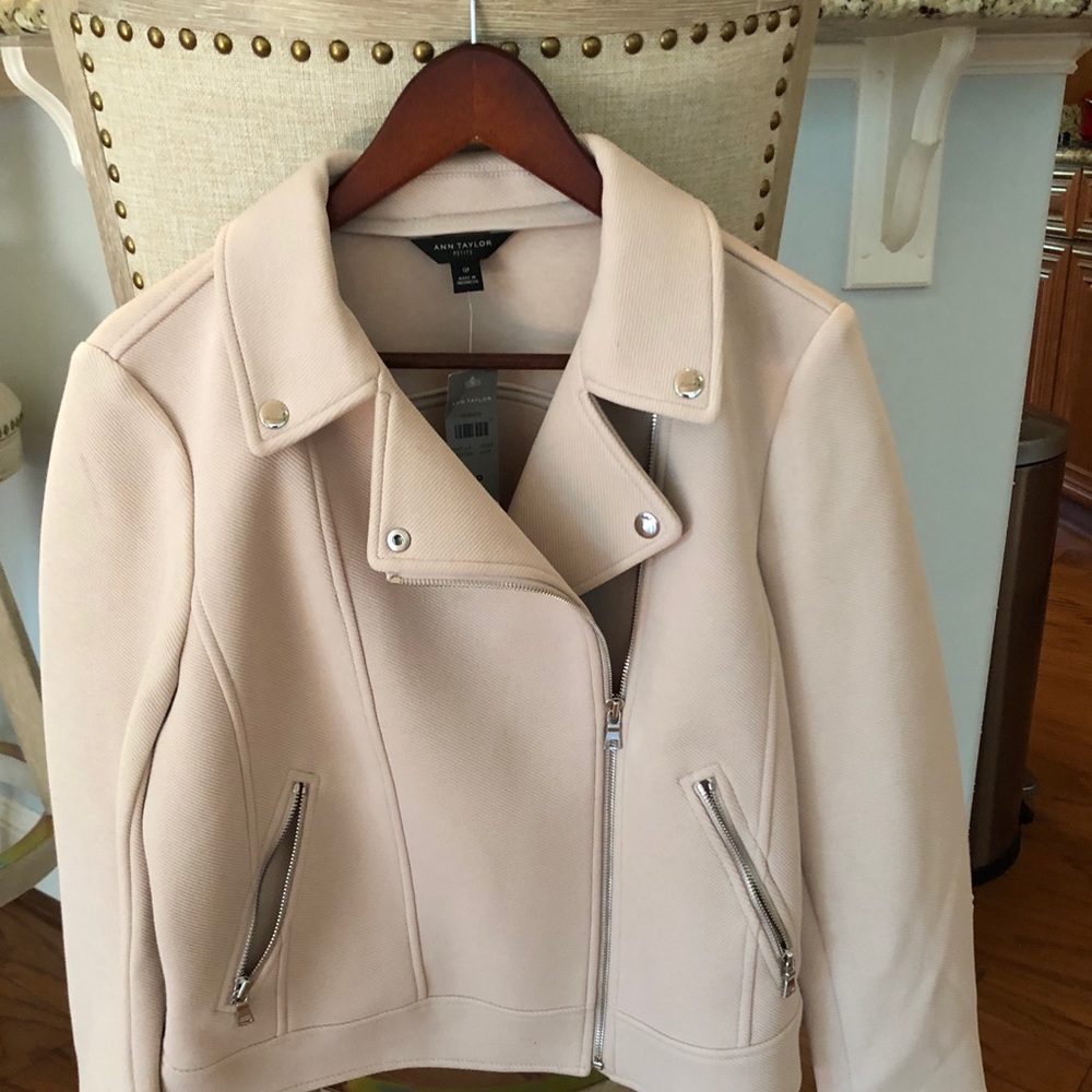 Very soft pink/beige jacket.  New with tags.